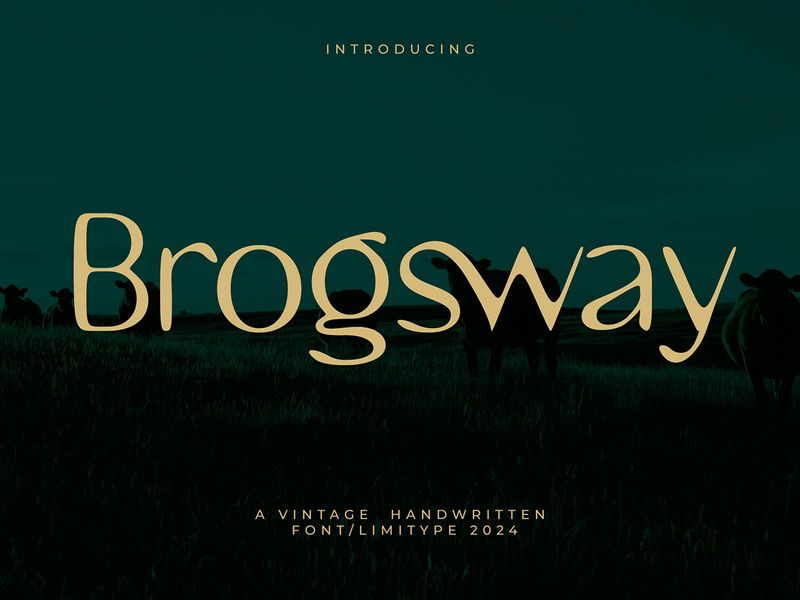 Brogsway - Vintage Handwritten Font