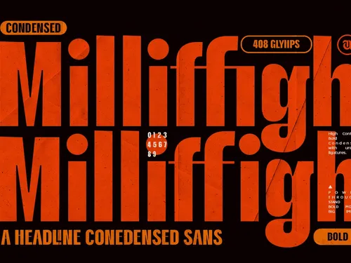 UT Milliffigh - A Headline Condensed Sans - Universitype