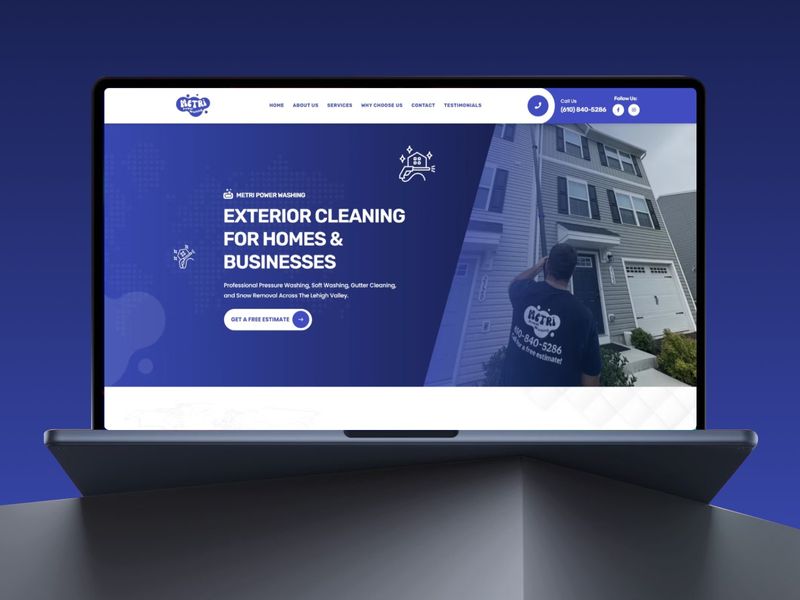 Metri — Professional Power Washing UI
