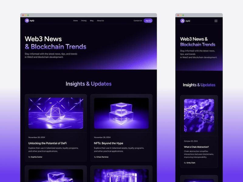 APIQ — Web3 Blockchain Template