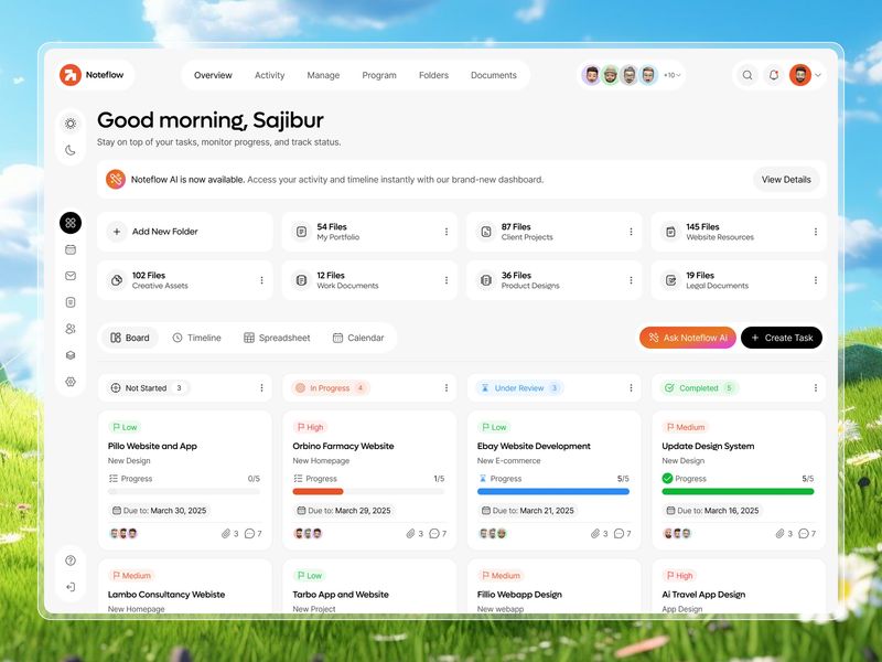 AI Task Management Dashboard