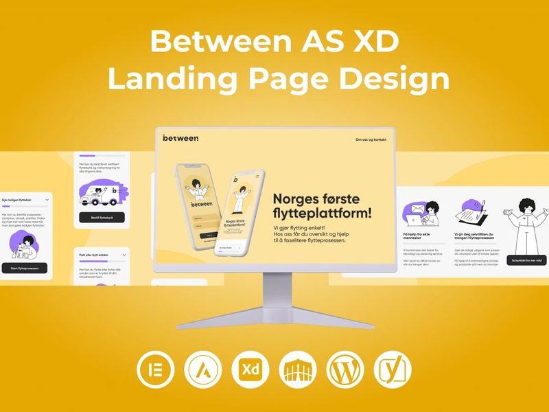 BetweenAS Landing Page Design