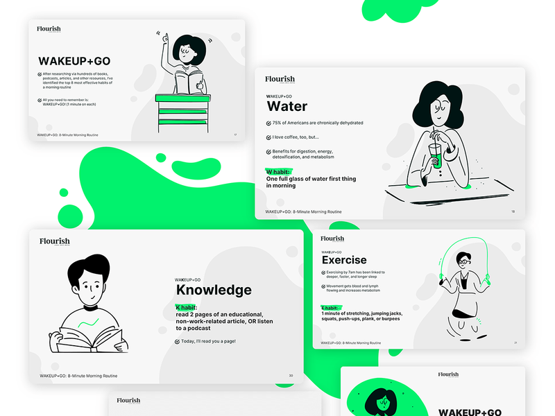 Notion Style Powerpoint Template | Productivity Tips