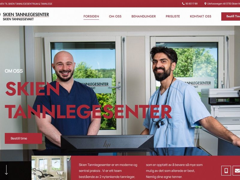 SKIEN TANNLEGESENTER – SKIEN TANNLEGEVAKT