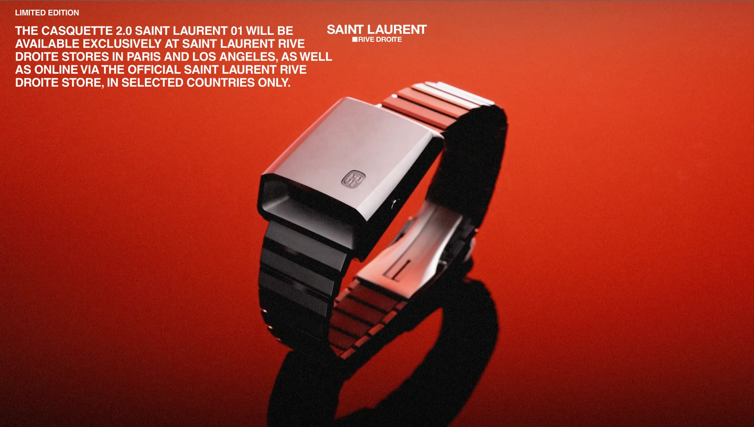 Saint Laurent — Rive Droite x Girard Perregaux Image 2
