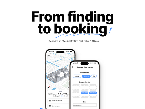 PLEQ | Room booking | University | UX UI | Webapp