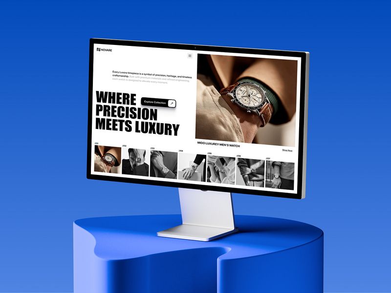 Luxury Watch Brand Website | Product Showcase