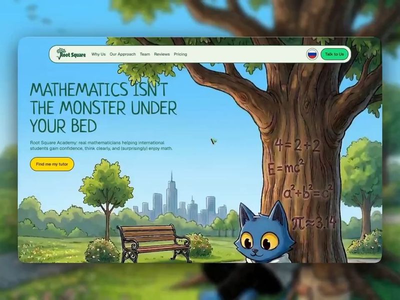 Root Square Academy — Math Tutoring School Website
