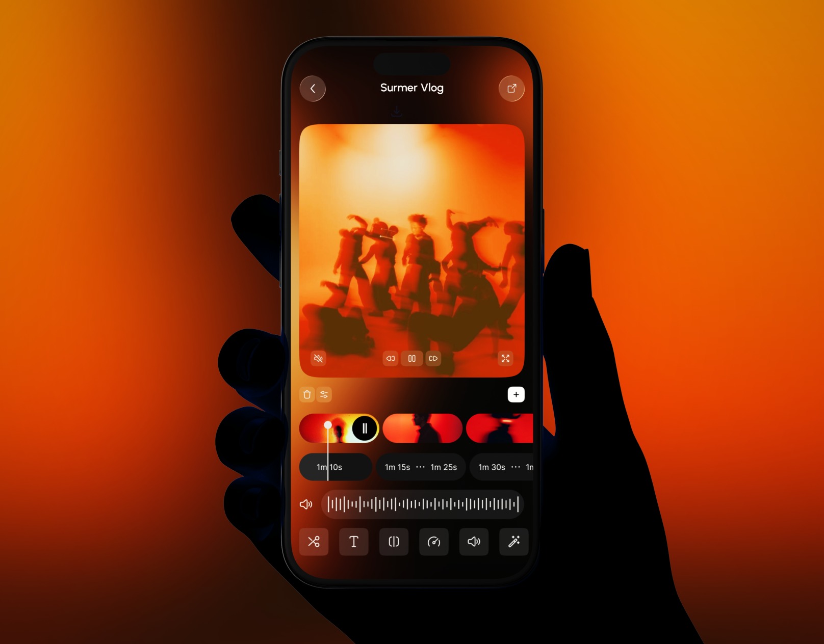 AI Video Editor APP UI UX | Mobile App | Website Design