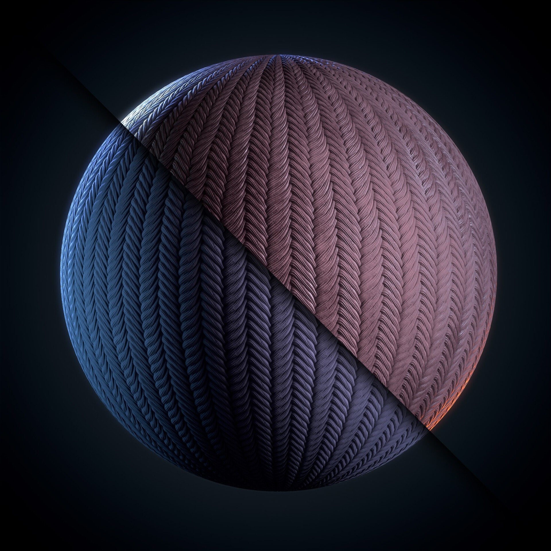 Fabric (Katana-pattern) – VOL 08 – SBS & SBSAR & Maps Image 0