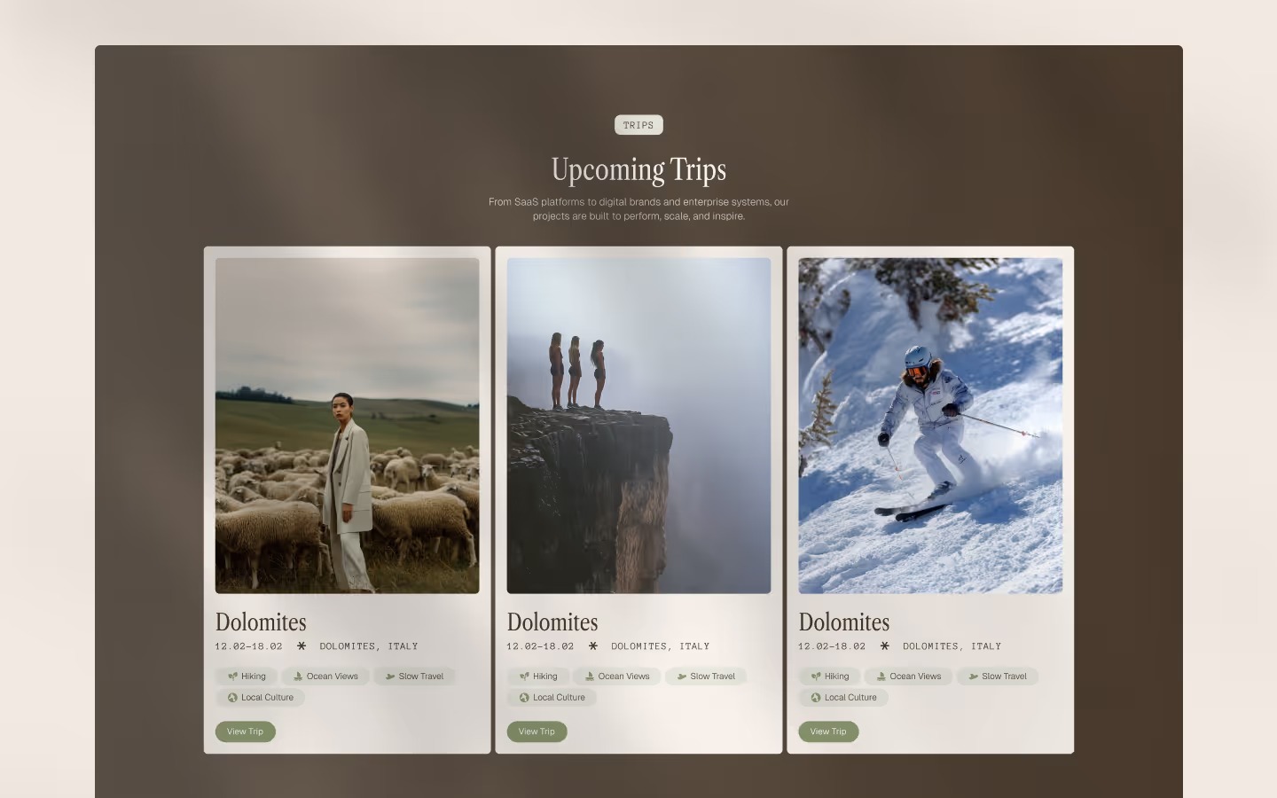 TripMind - Webflow HTML website template Image 1
