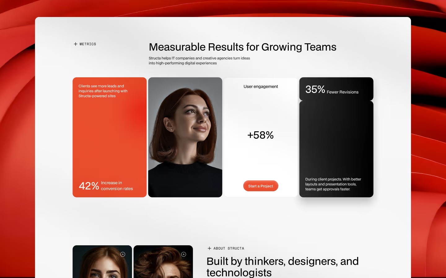 Structa - Webflow HTML website template Image 2