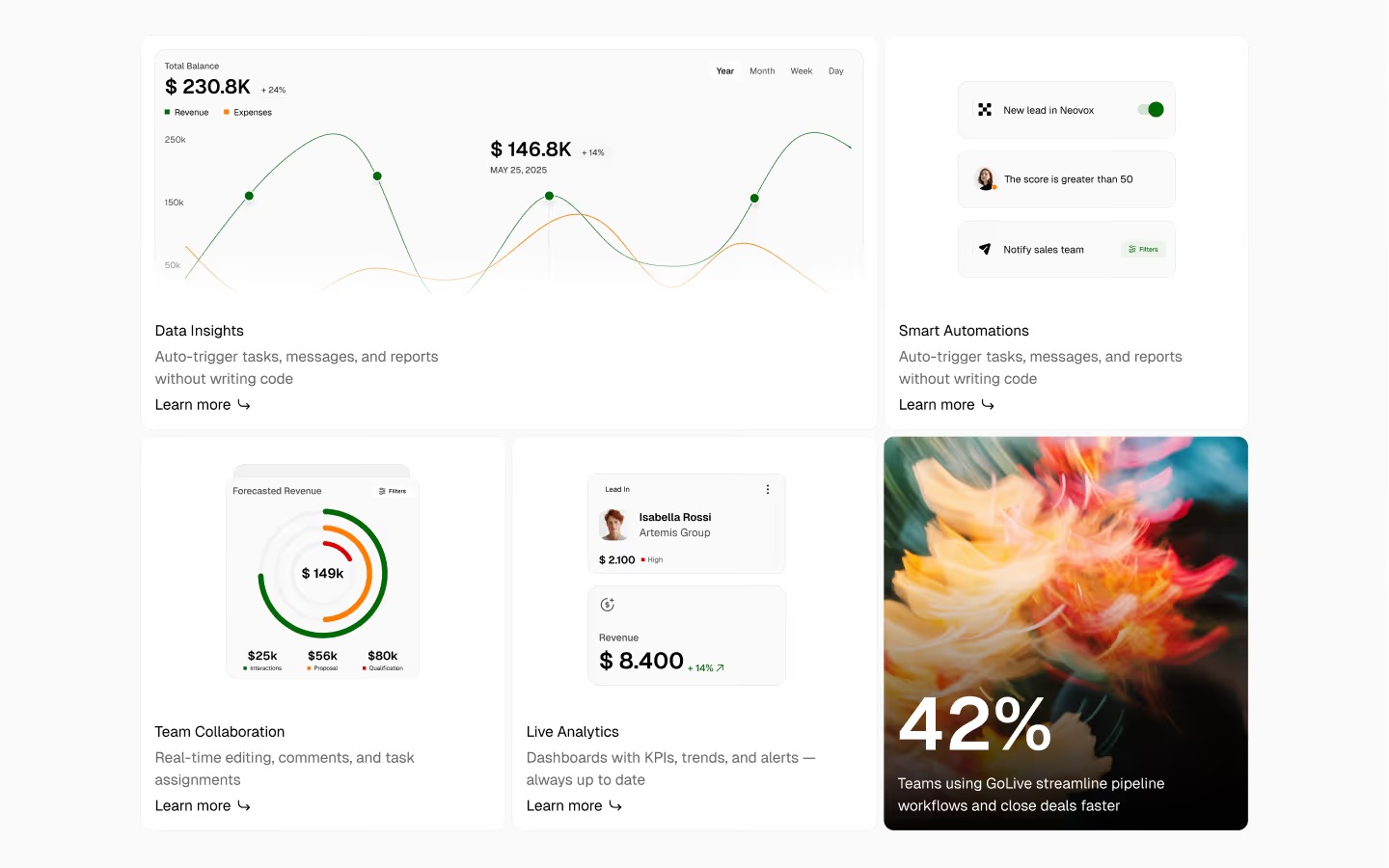 GoLive - Webflow Ecommerce website template Image 2