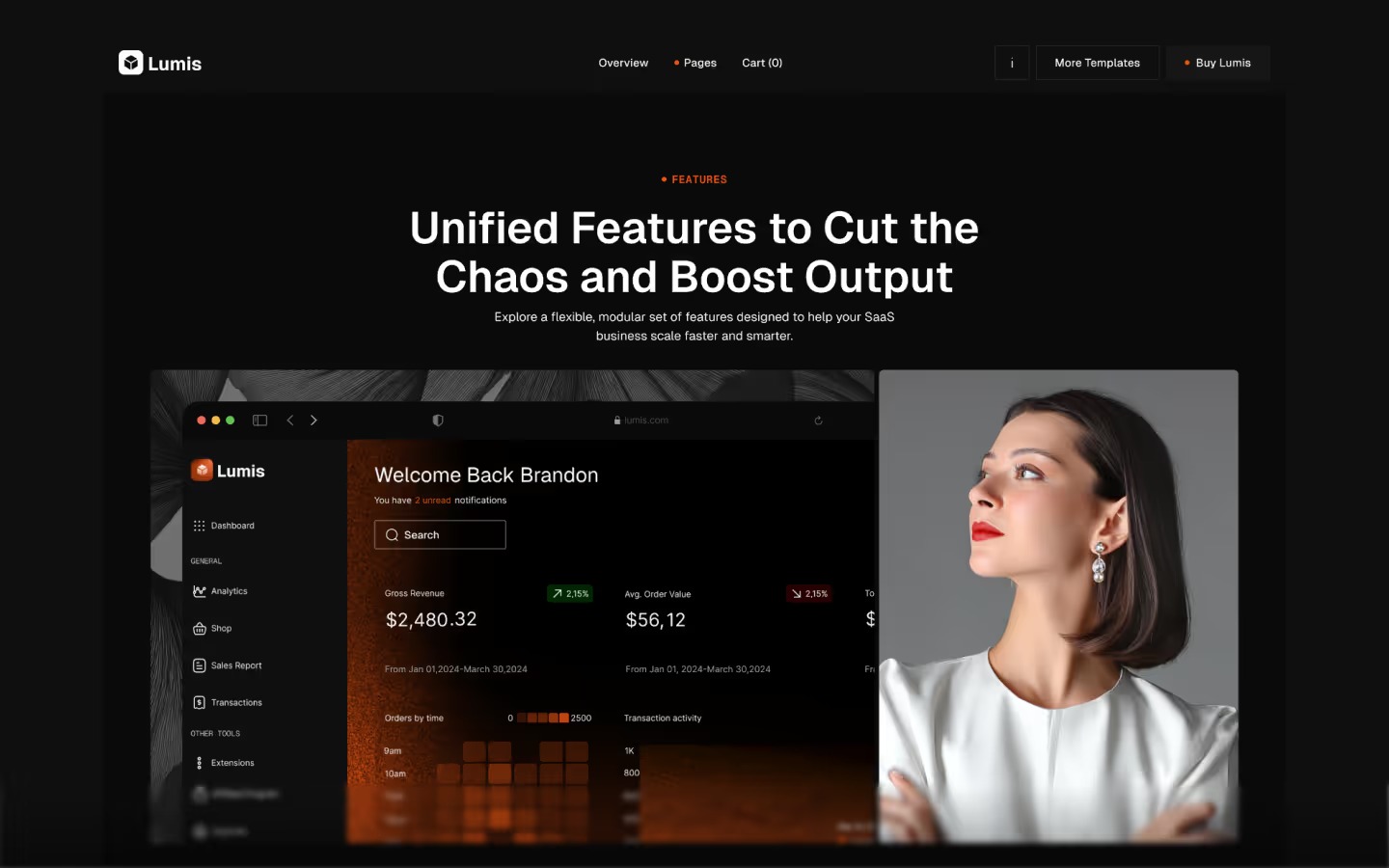 Lumis - Webflow Ecommerce website template Image 0