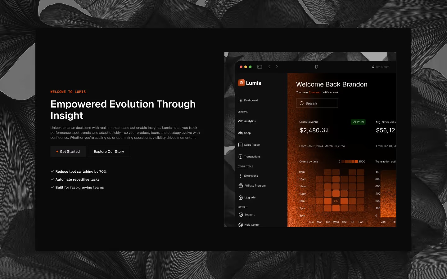 Lumis - Webflow Ecommerce website template Image 1