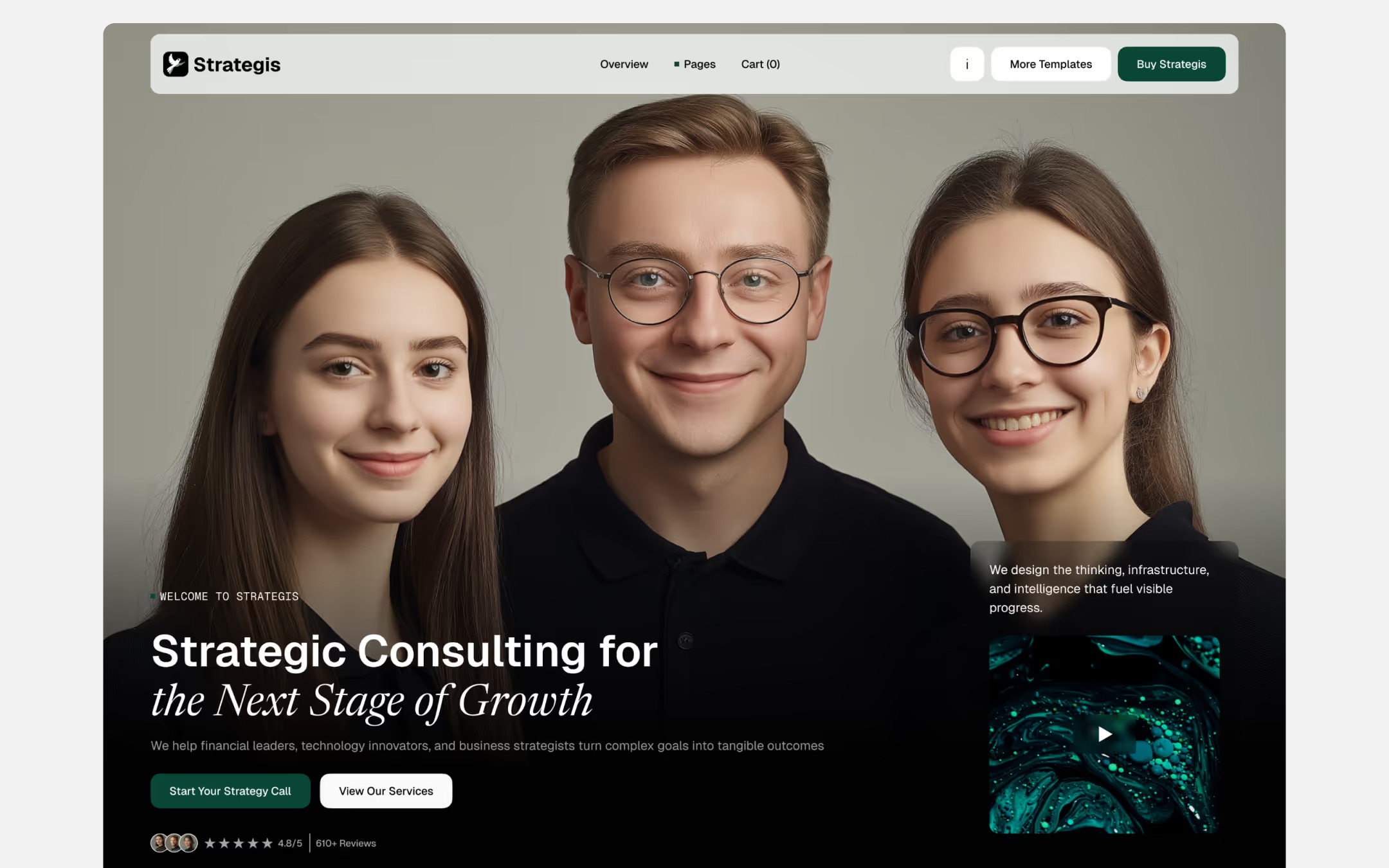 Strategis - Webflow Ecommerce website template Image 2