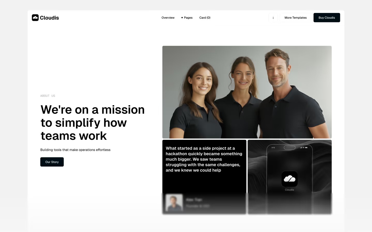 Cloudis - Webflow E-Commerce Website Template Image 2