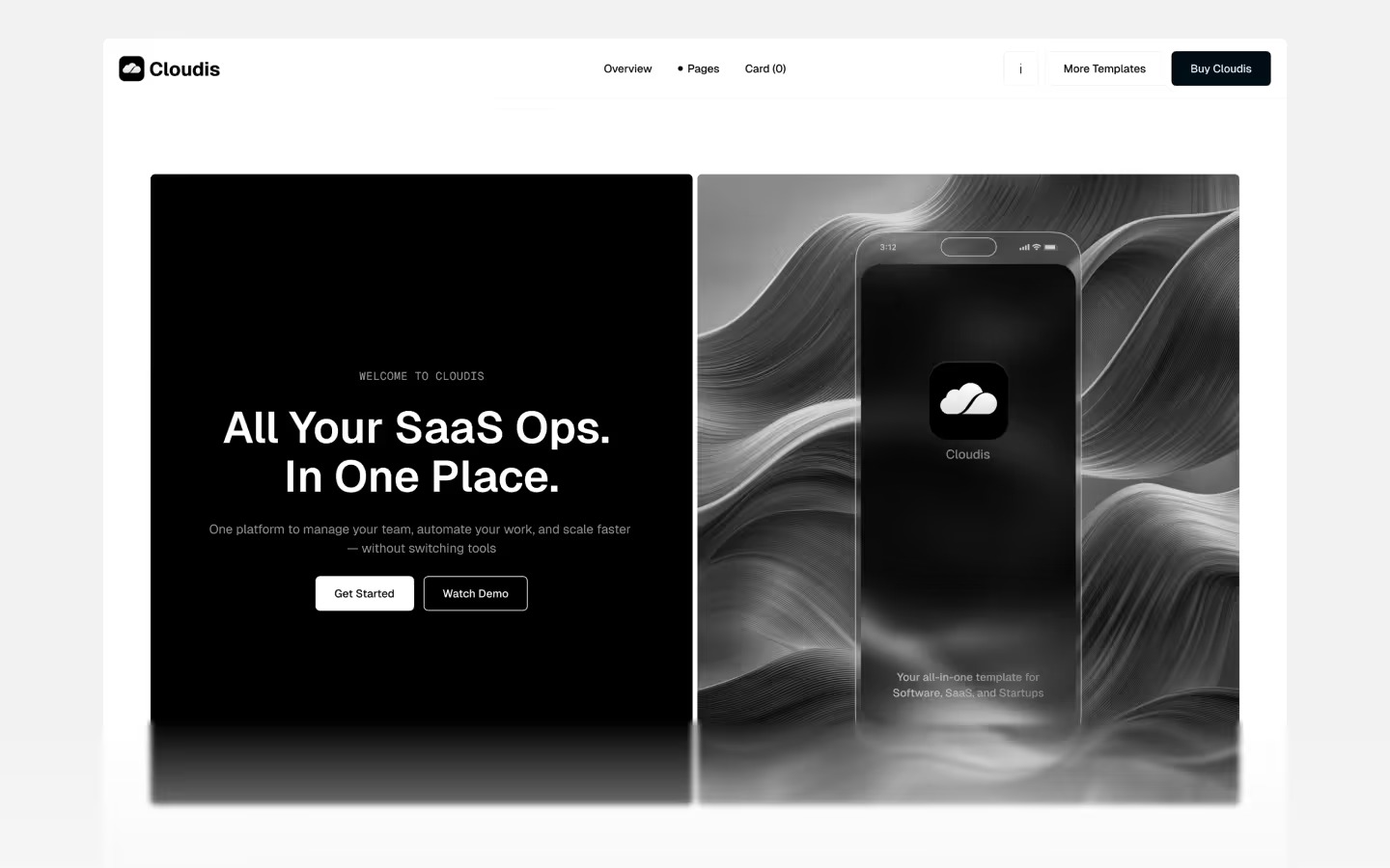 Cloudis - Webflow E-Commerce Website Template Image 3