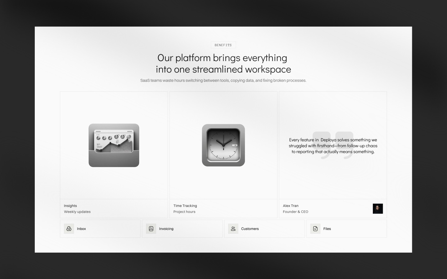 Deploya - Webflow HTML website template Image 1