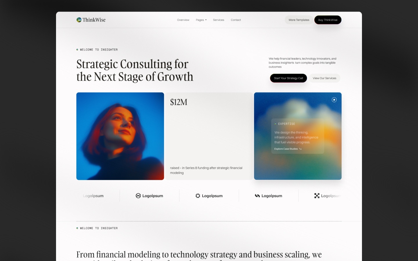 ThinkWise - Webflow HTML website template Image 2
