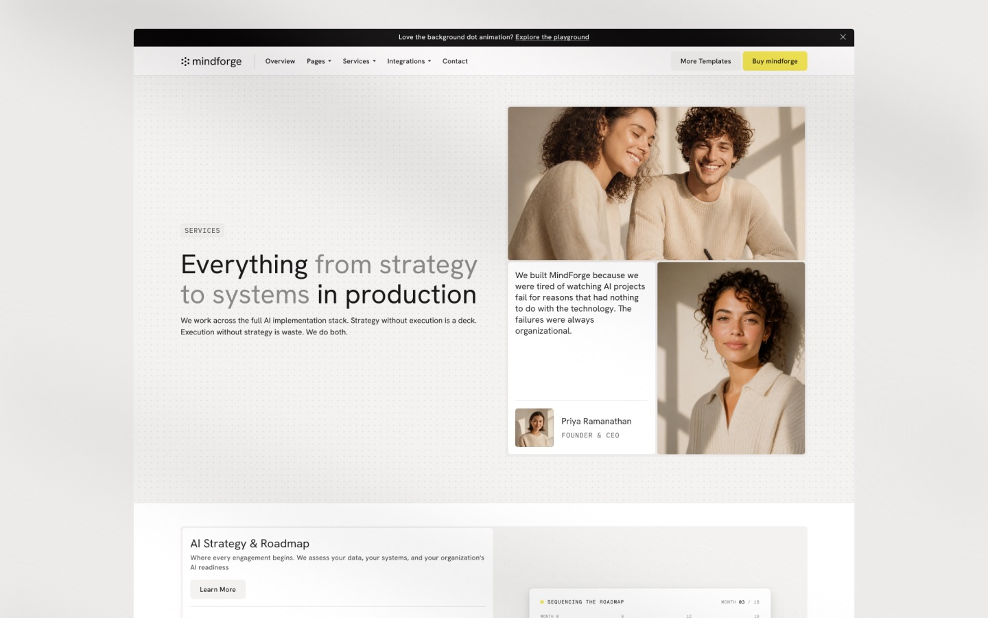Mindforge - Webflow HTML website template Image 3