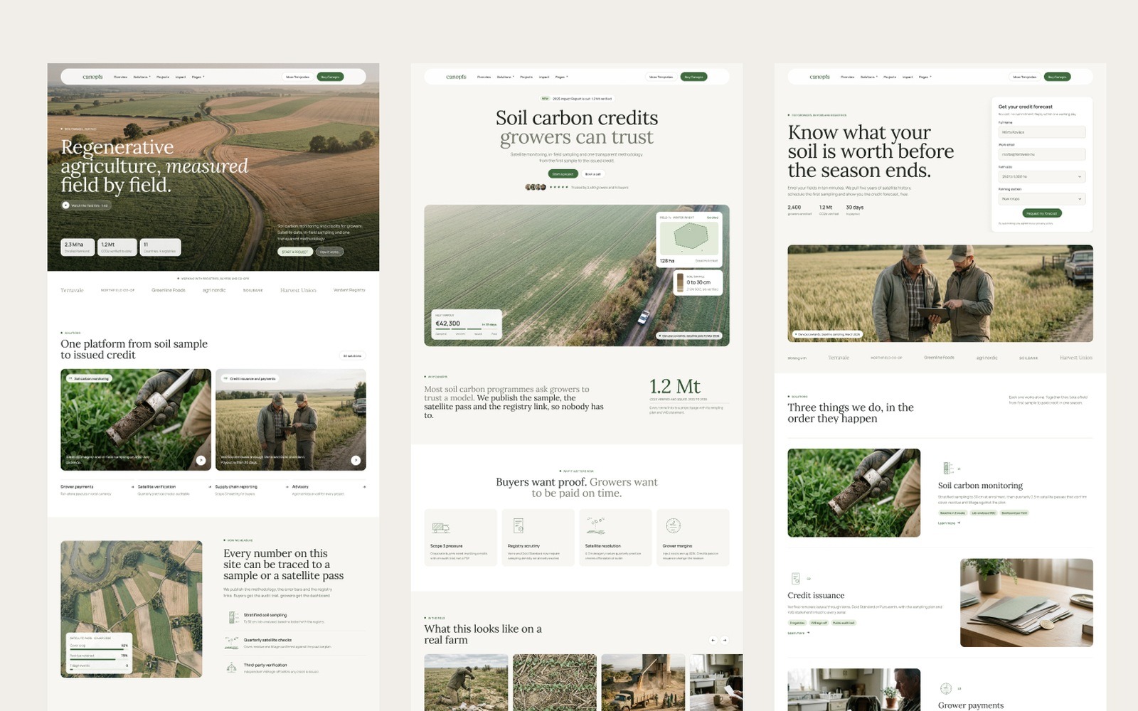 Canopis: Climate Tech Website Template Image 1