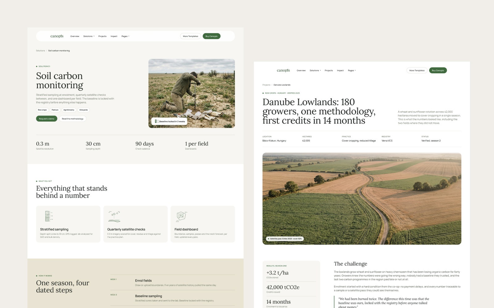 Canopis: Climate Tech Website Template Image 2