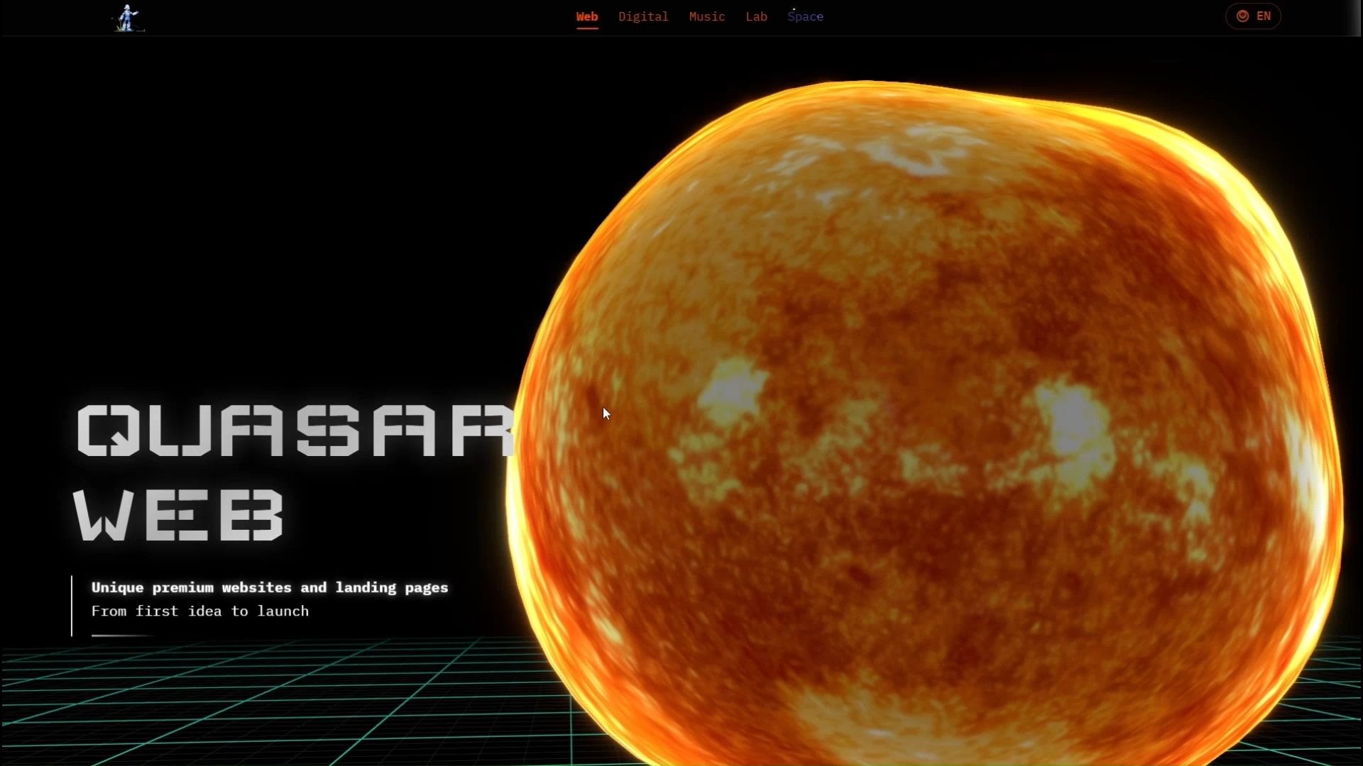 Quasar Web — Interactive Web Experience by Zorik Krasnitskiy on Muzli
