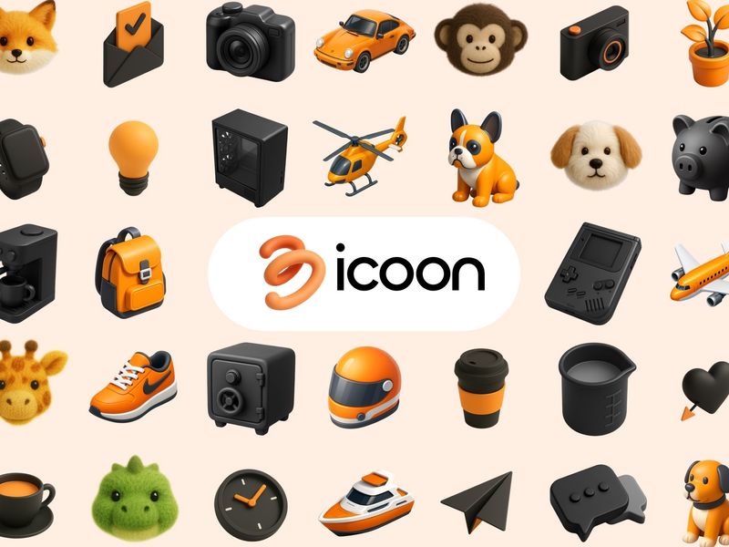 Icoon - 3D Icon library