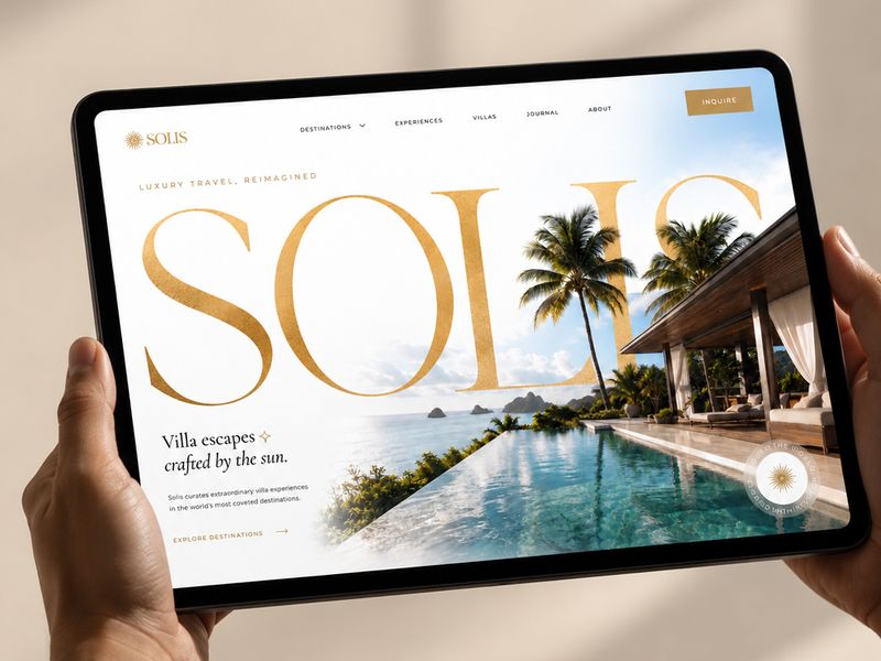 SOLIS — Luxury Villa Website Experience