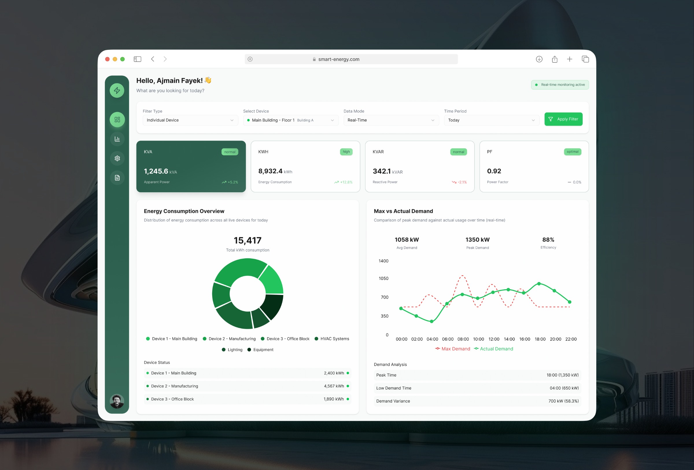 Smart Energy Dashboard