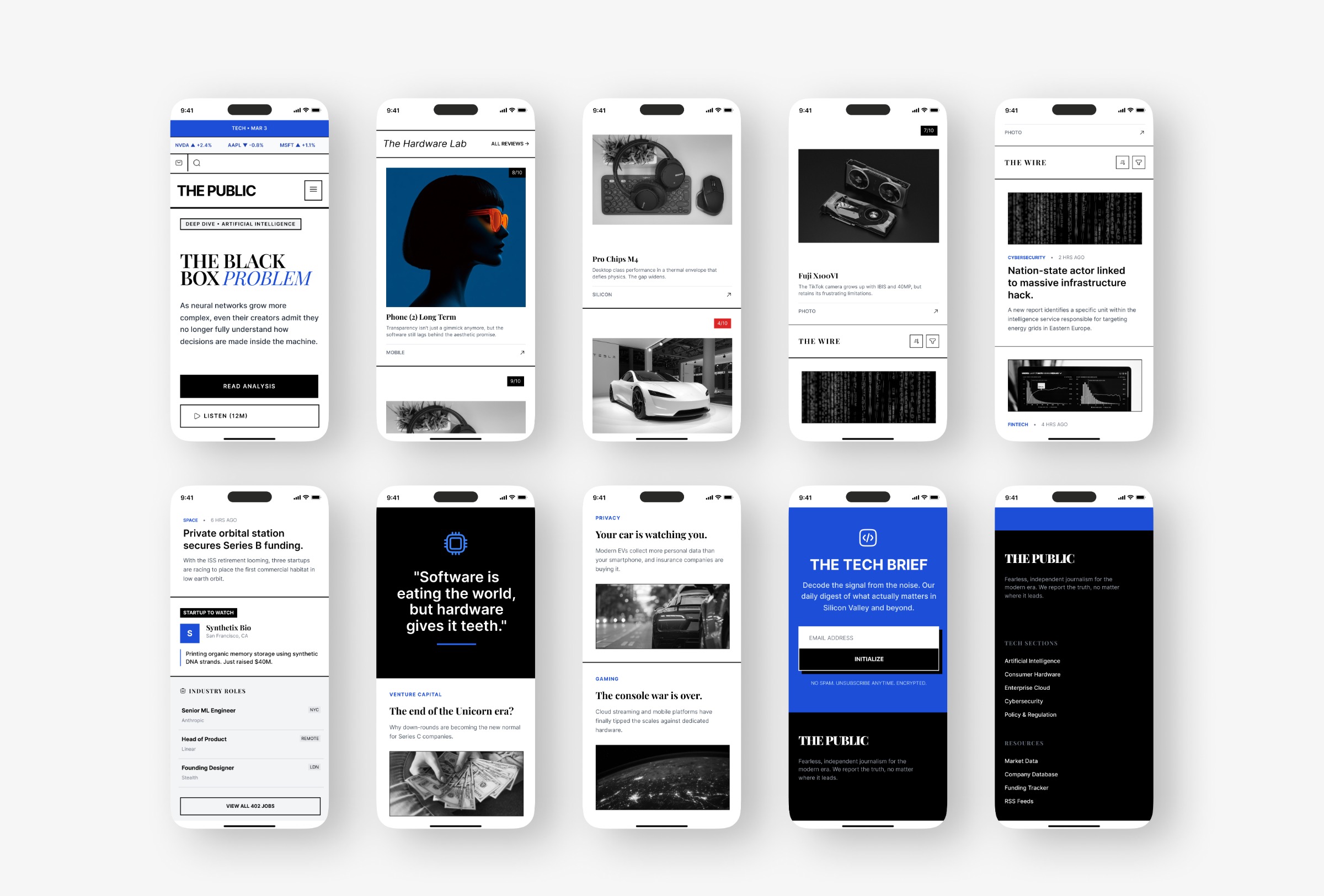 Editorial Web Interface Image 1