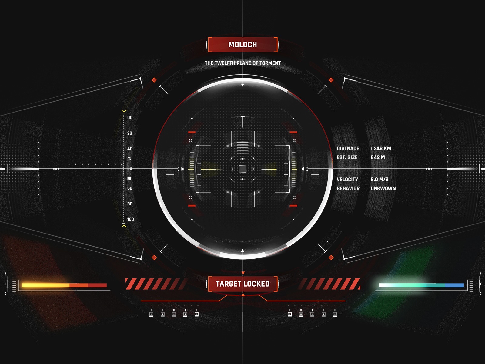 Experimental Military HUD Design Image 1