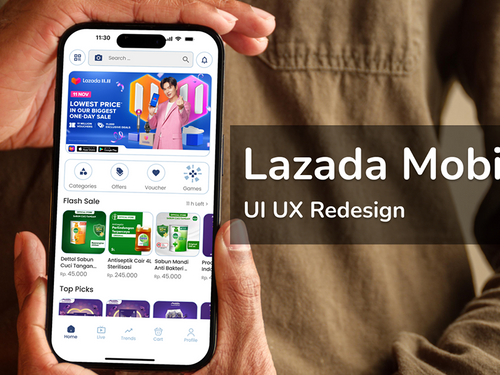 Lazada Mobile App - UI UX Redesign