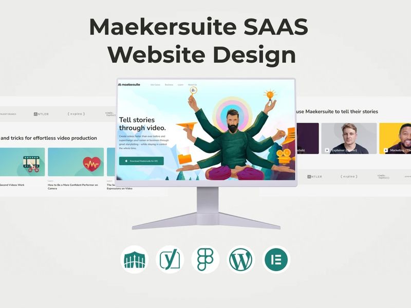 Maekersuite SAAS Website Design