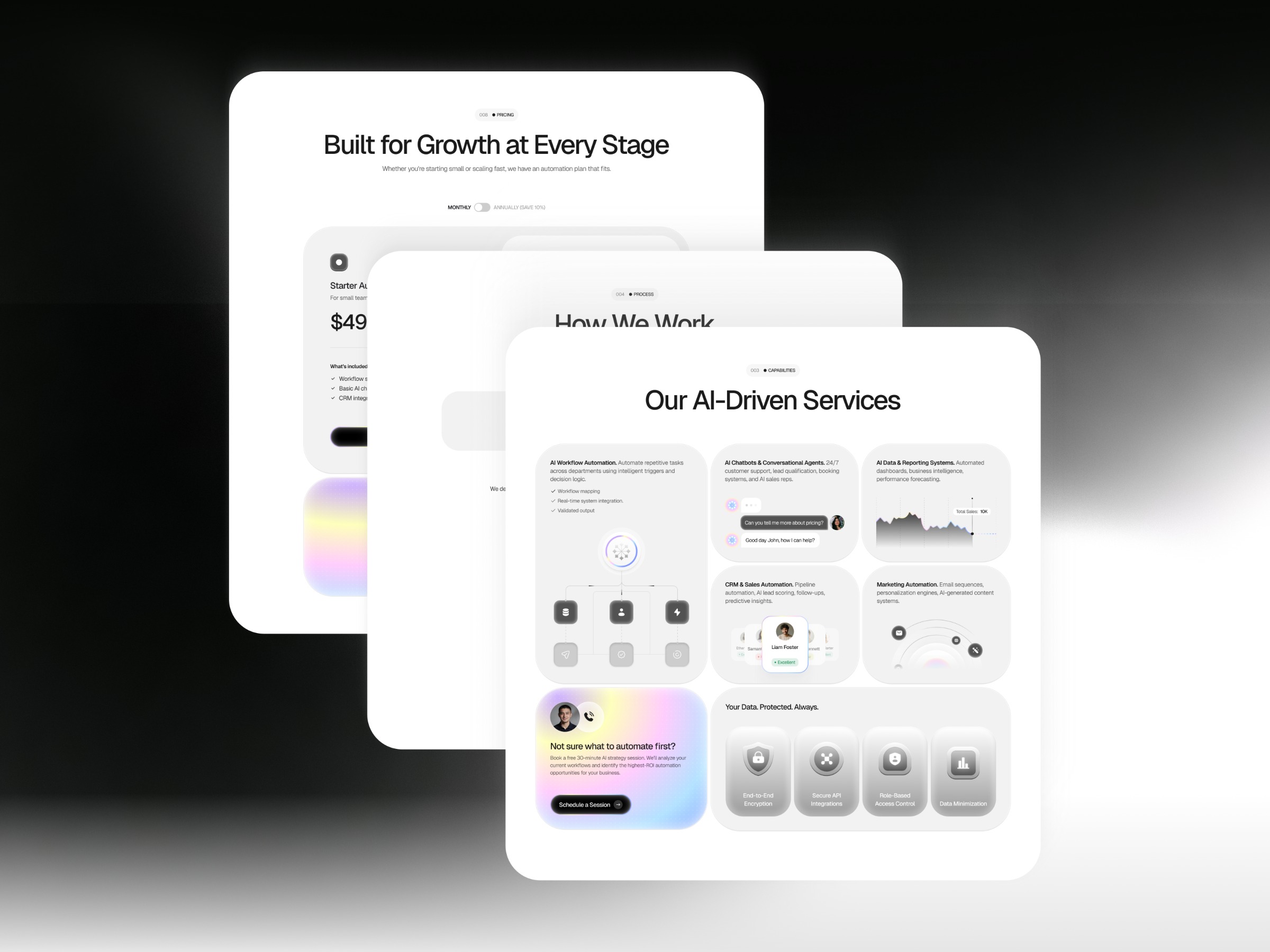 Conicorn - FREE AI Automation Agency SaaS Template Image 2