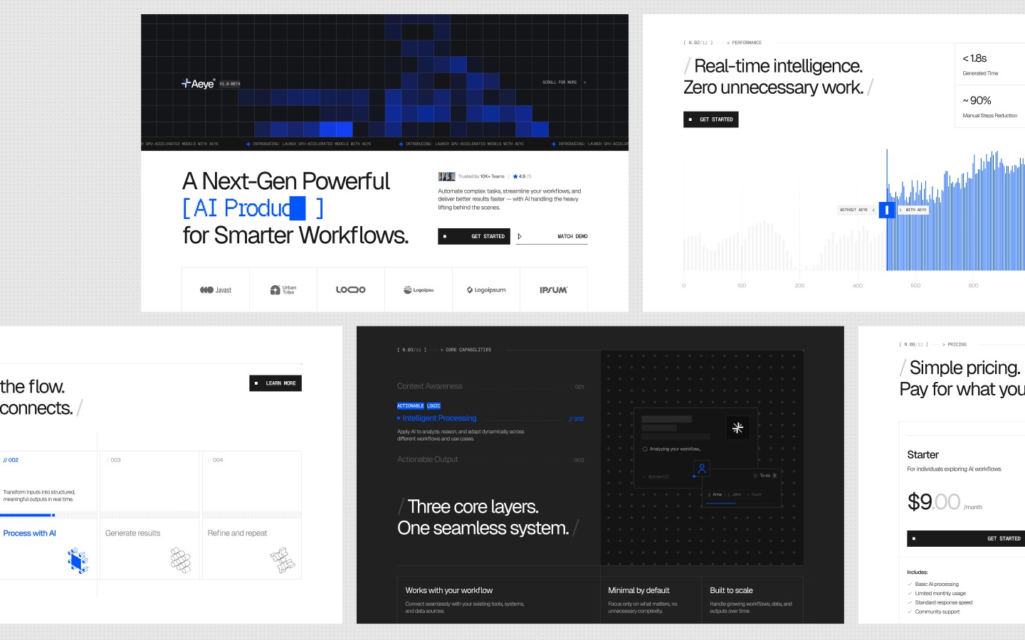 Aeye - AI Product & Technical Platform Webflow Template Image 0