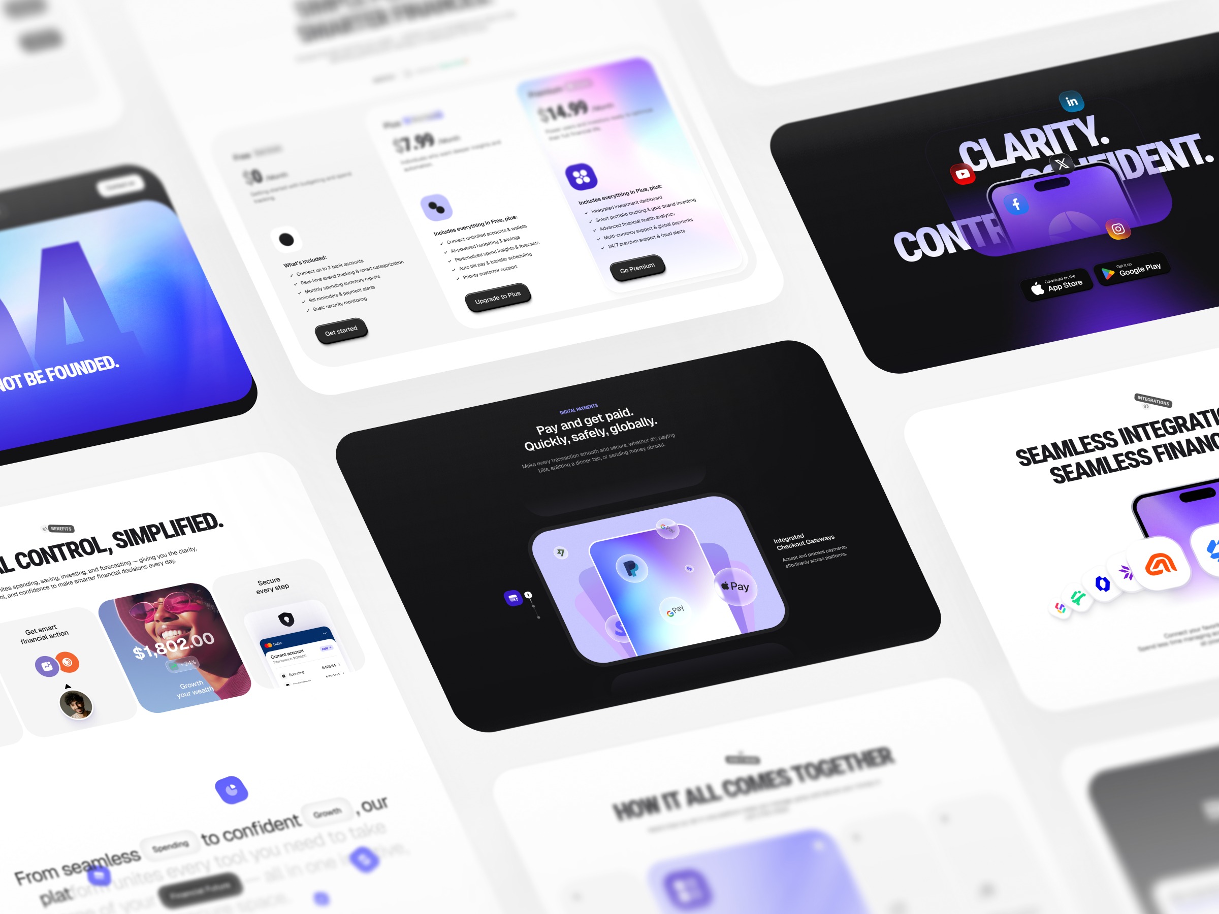 OneFin - Bold Finance SaaS Framer Template Image 0