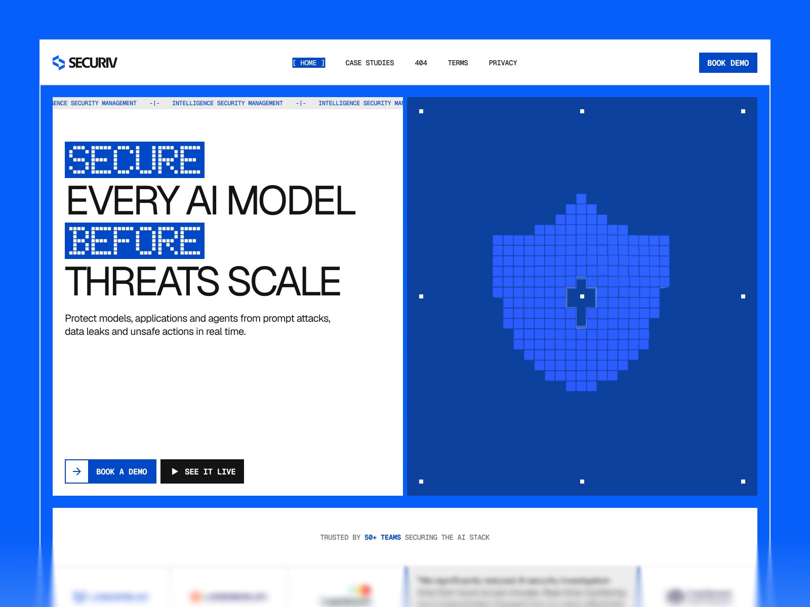 Securiv - AI Security Landing Page Image 0