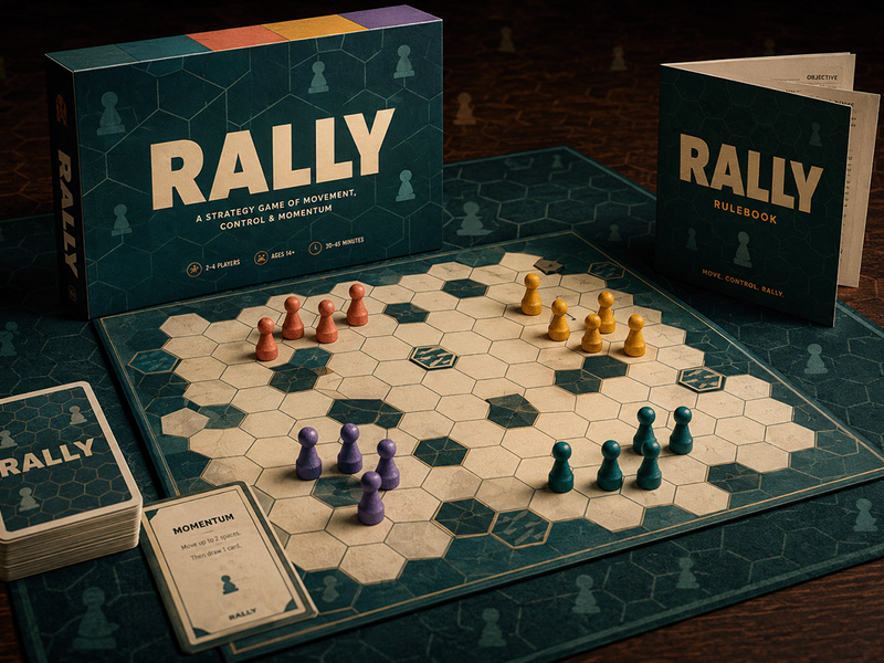 RALLY — Strategy Board Game / Tabletop