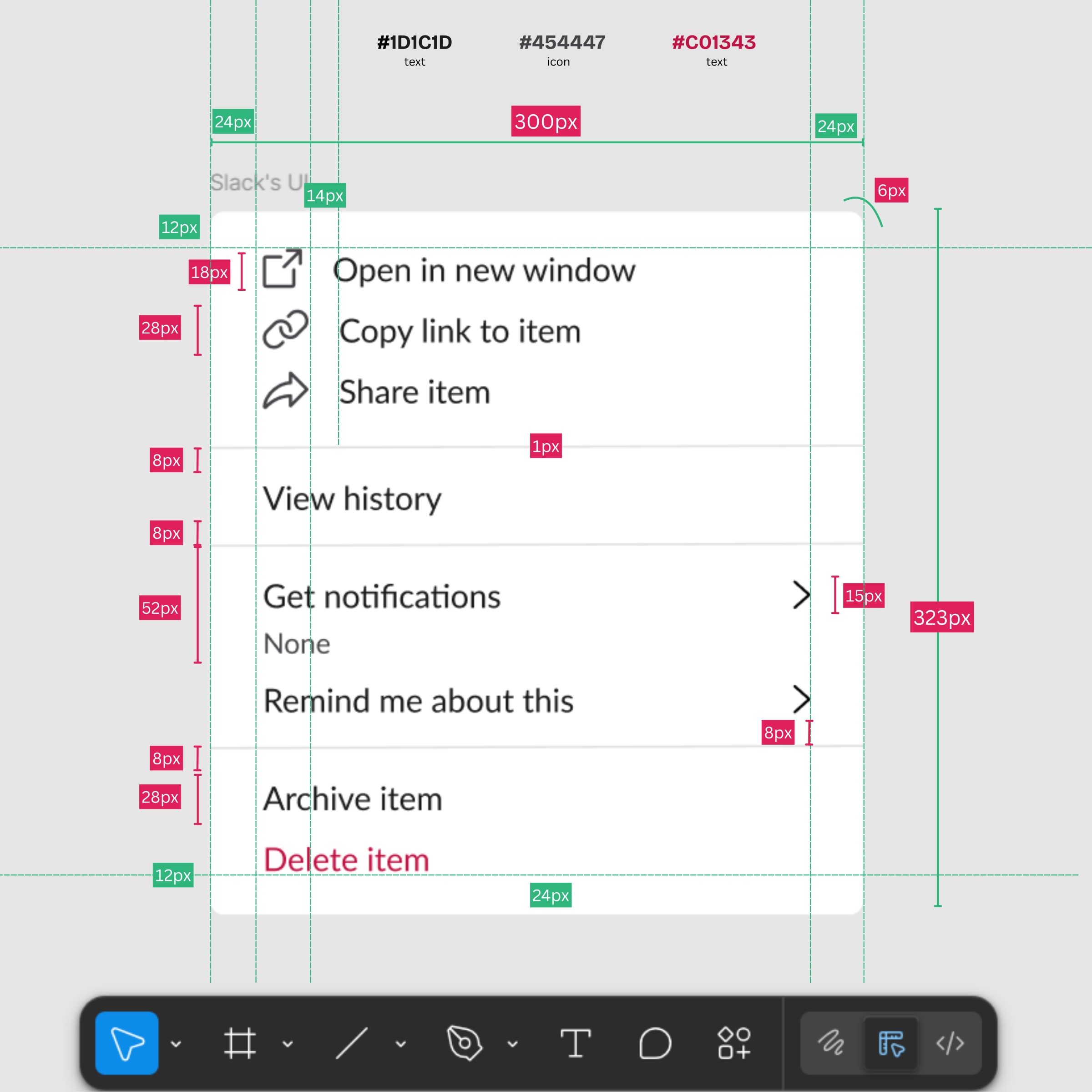 Reverse-engineered Slacks UI. Image 0
