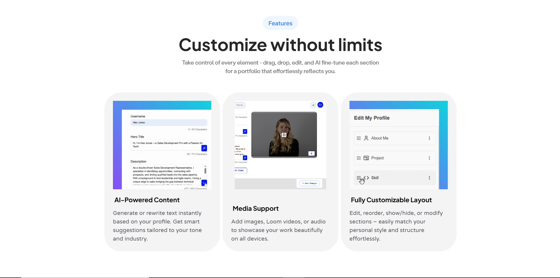 MakeMyAISite : AI-Powered Portfolio Builder Image 0