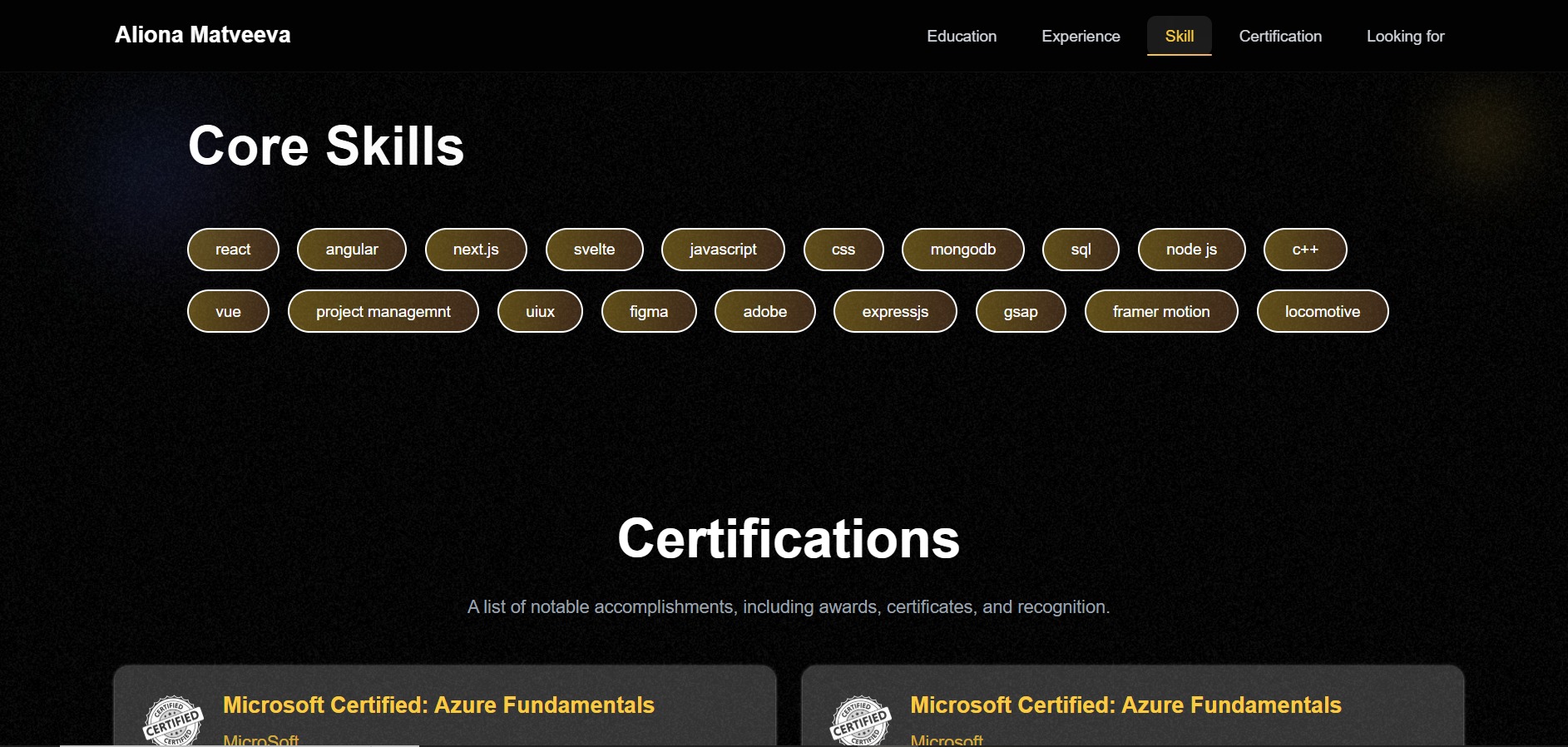 AI LinkedIn Portfolio Builder | Free AI-Powered 3D Portfolios in 30 Seconds Image 1