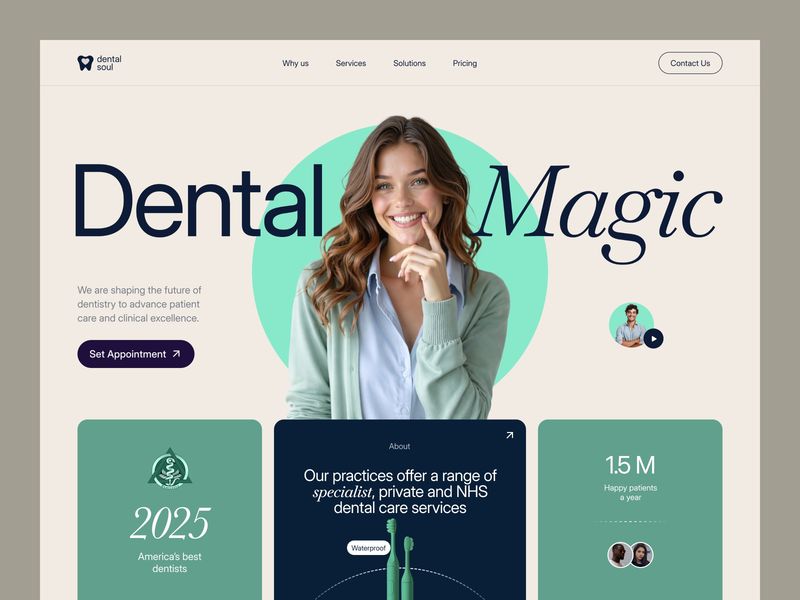 Website for a Dental Company ✲ Dental Soul