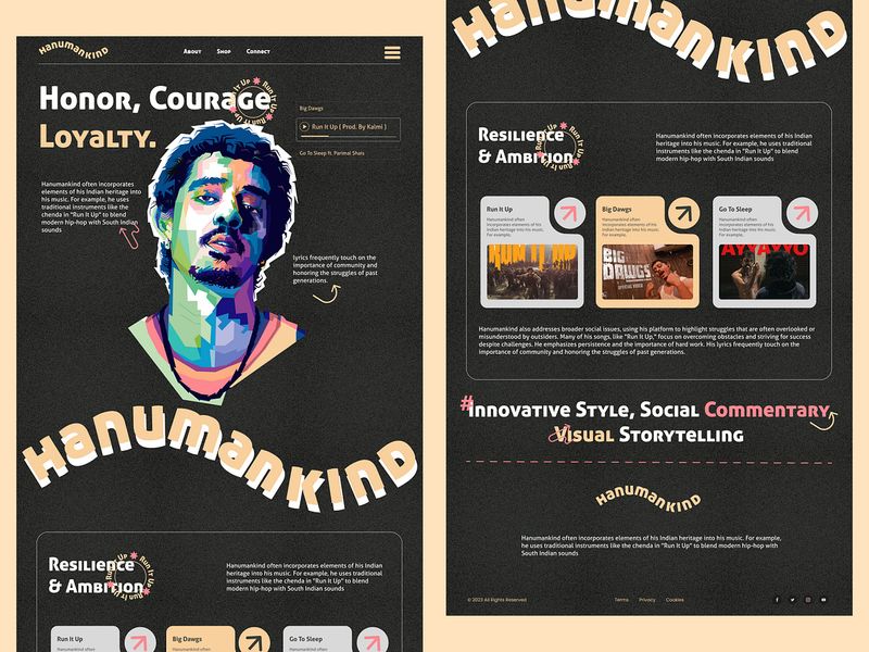 Hanumankind landing page