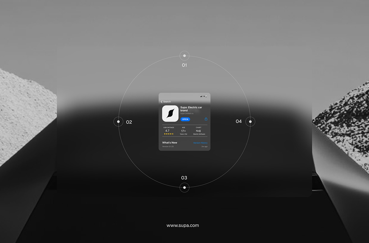 Supa | Electric car brand identity Image 9