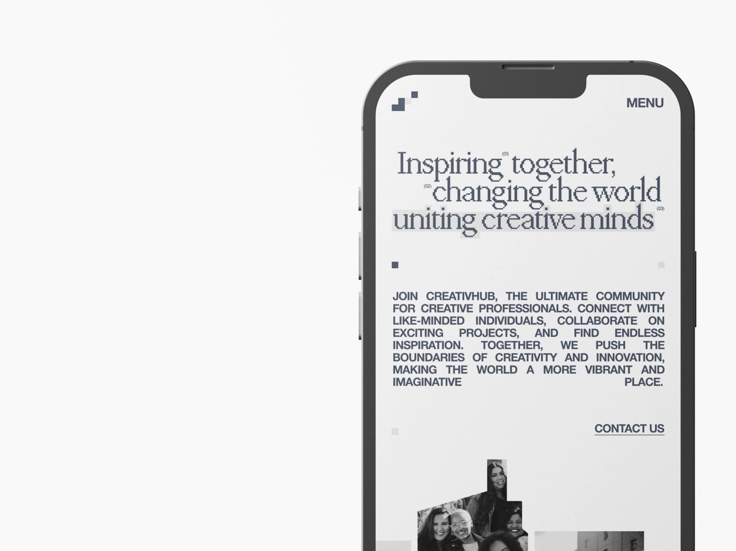 CreativeHub — Editorial Webflow Website for a Creative Community Image 1