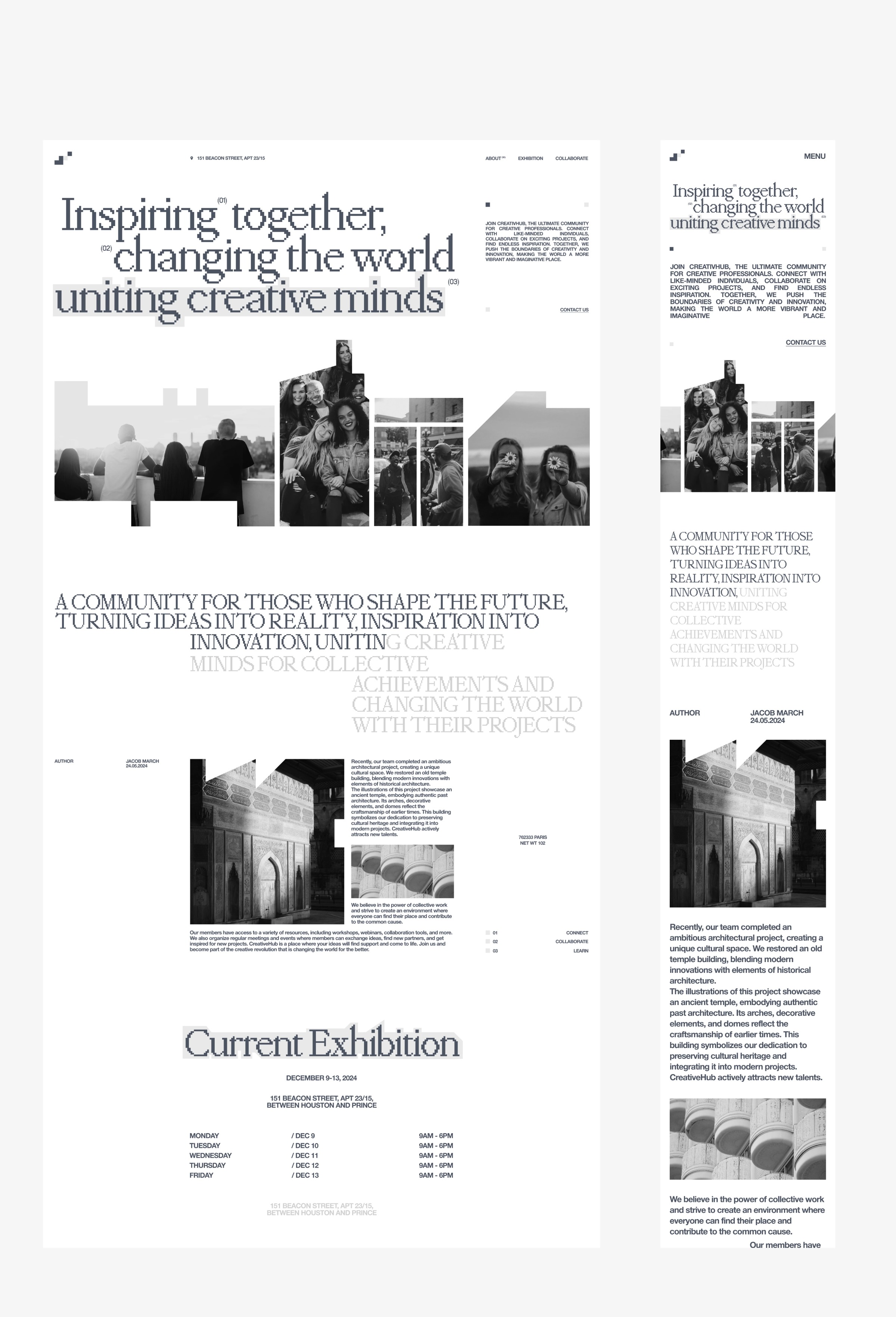 CreativeHub — Editorial Webflow Website for a Creative Community Image 5