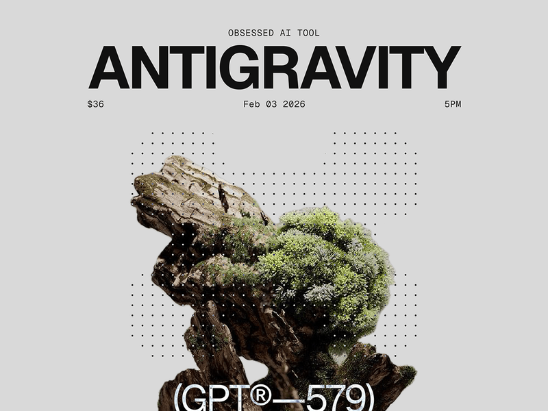 Antigravity AI visual concept