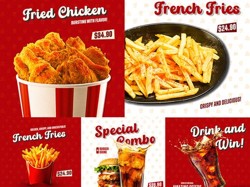 Food social media poster deisgn- creative design
